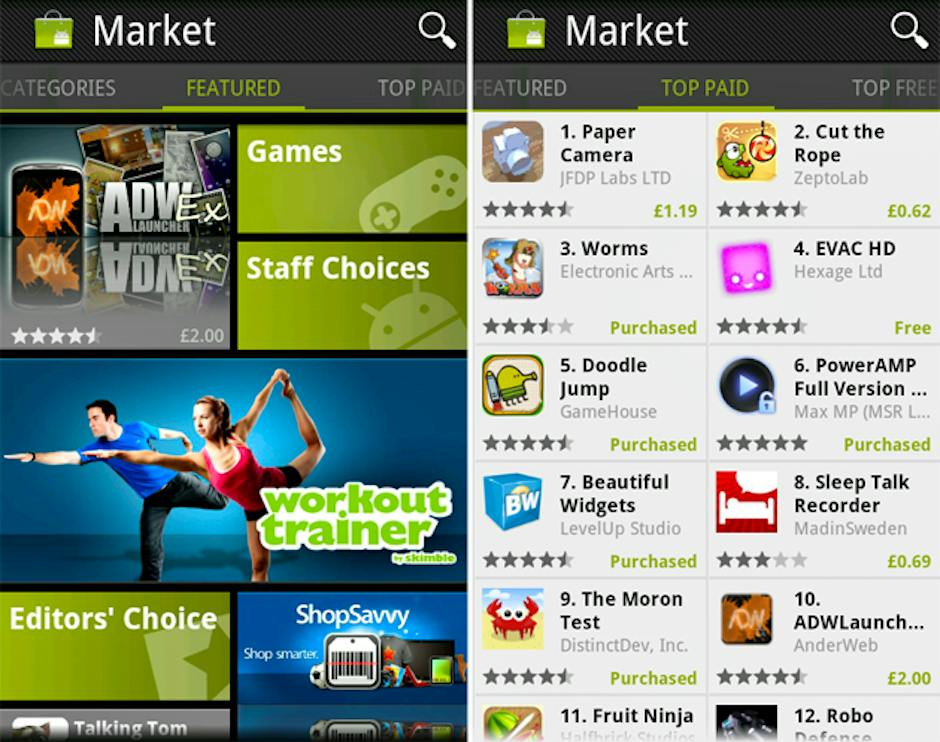 Android Market Features A new-look Android Market (version 3.1.5) surfaces over on XDA ...