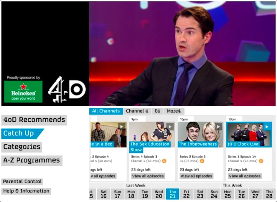 Channel 4  releases 4oD Catch Up app  for iPad Free for 
