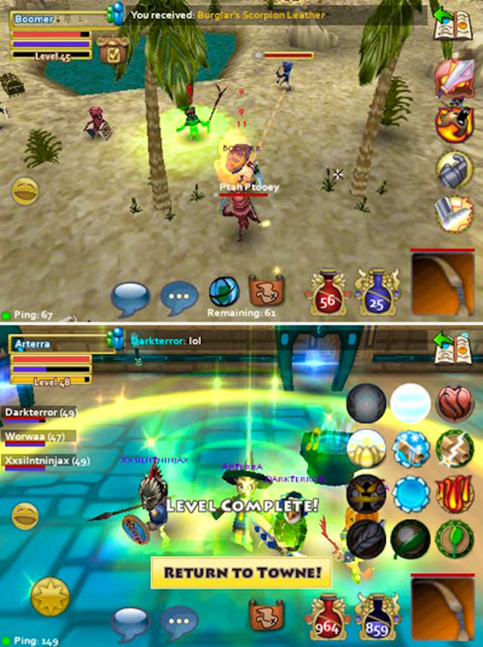 Pocket Legends Beta iPhone and iPad MMO comes to Android in beta form