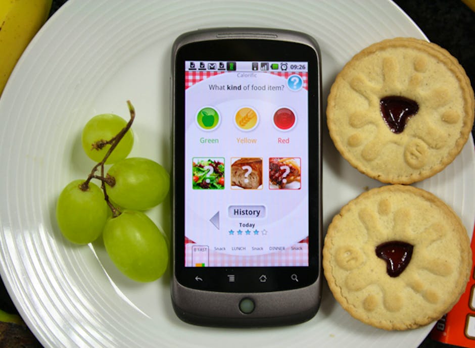 Calorific Colour coded Calorie Counting Android App Recombu