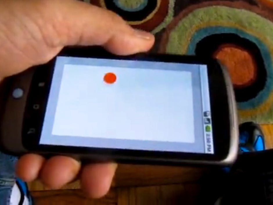 Get a red bouncy ball on your Android phone and hypnotise your friends