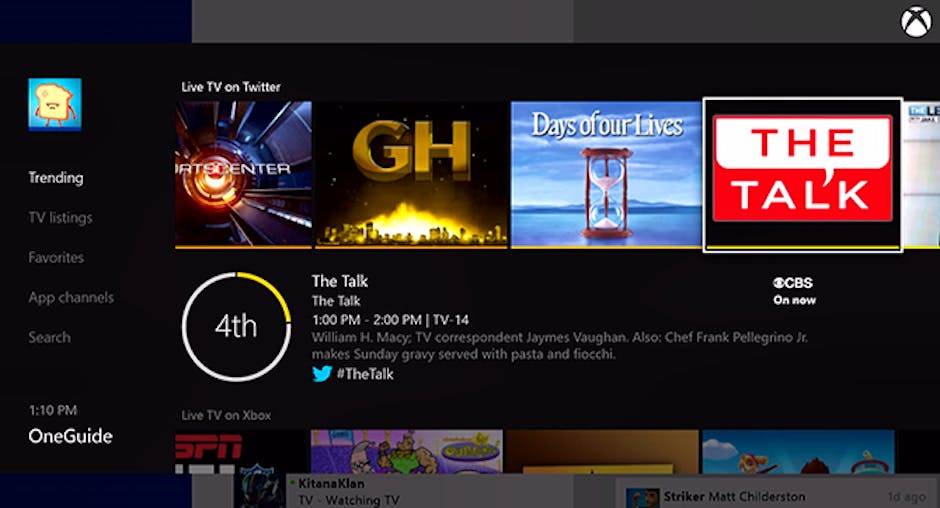 Xbox One s Live Trending update lets Twitter be your TV 