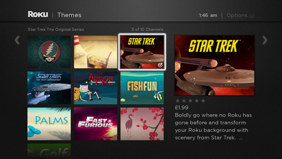 Roku brings custom background support to the UK