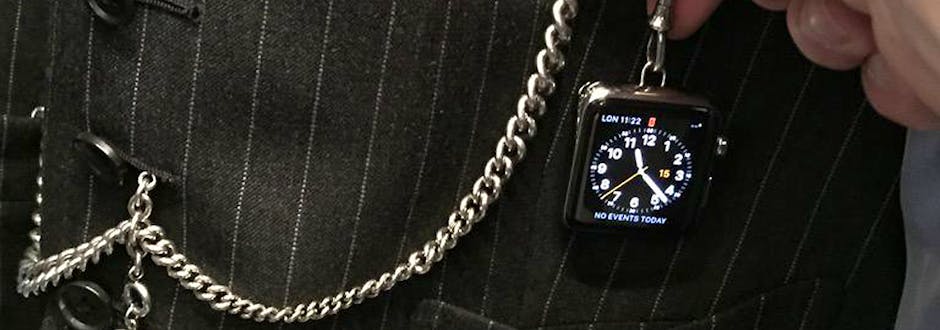 Turn your Apple Watch into a pocket watch | Recombu