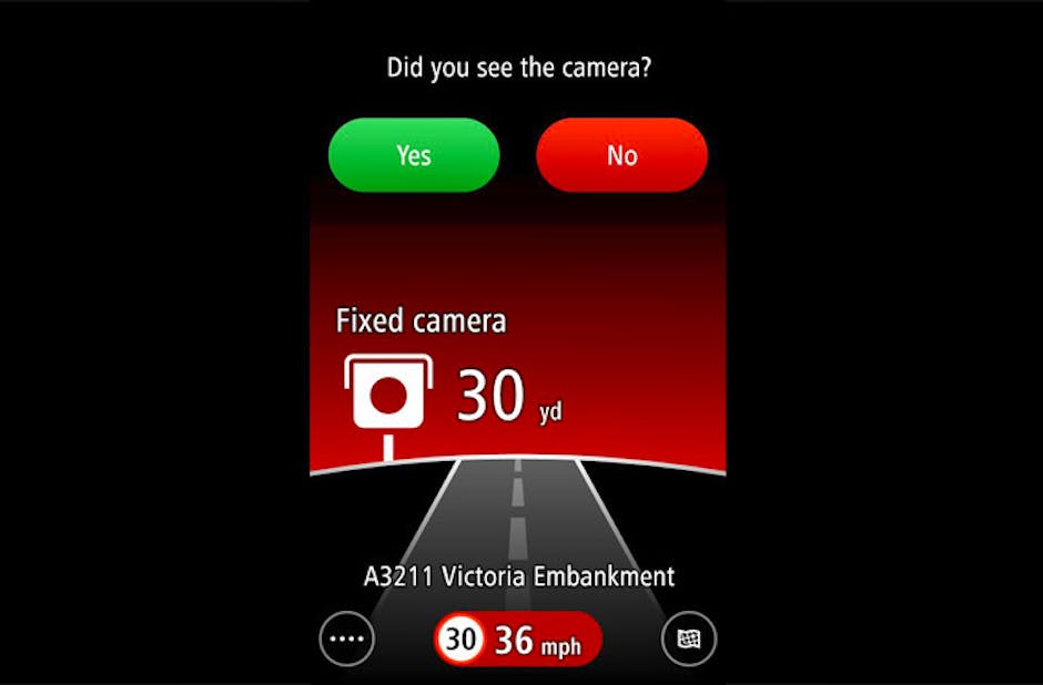 TomTom Speed Cameras app to keep you on the right side of the law