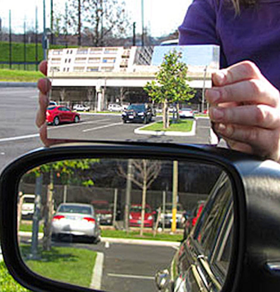 New wide angle wing mirror eliminates blind spots