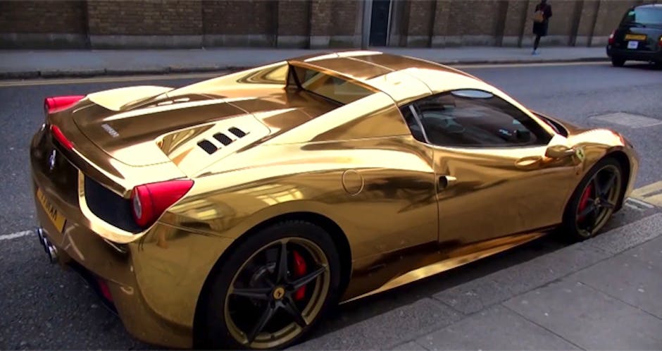 is this gold ferrari 458 spider the most bling supercar ever recombu is this gold ferrari 458 spider the