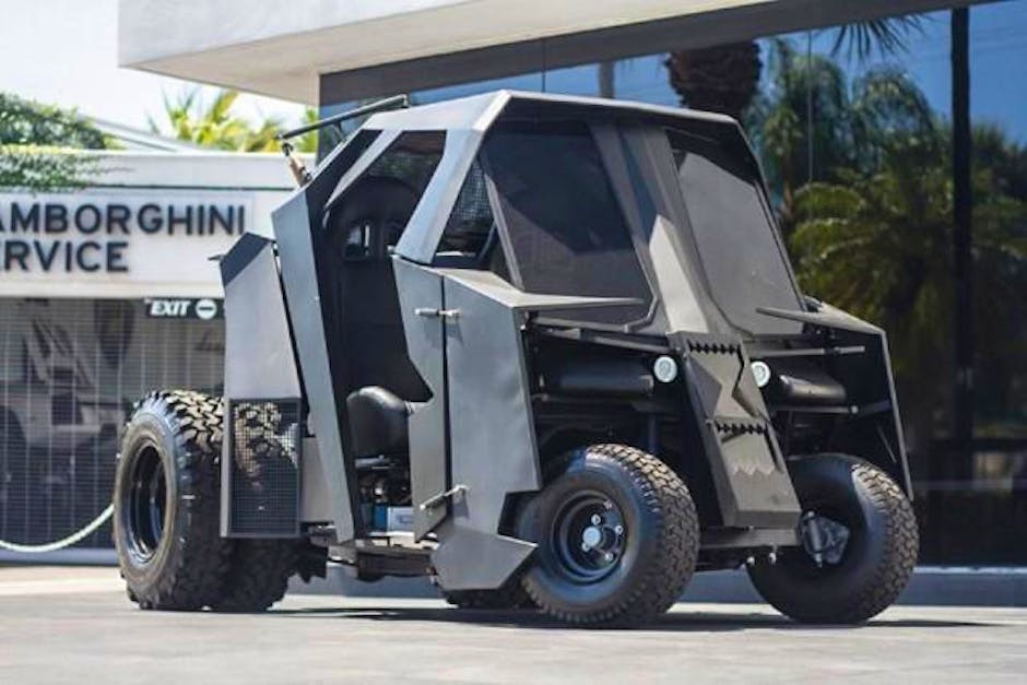 This Awesome Batmobile Tumbler Was Once A Golf Cart Recombu