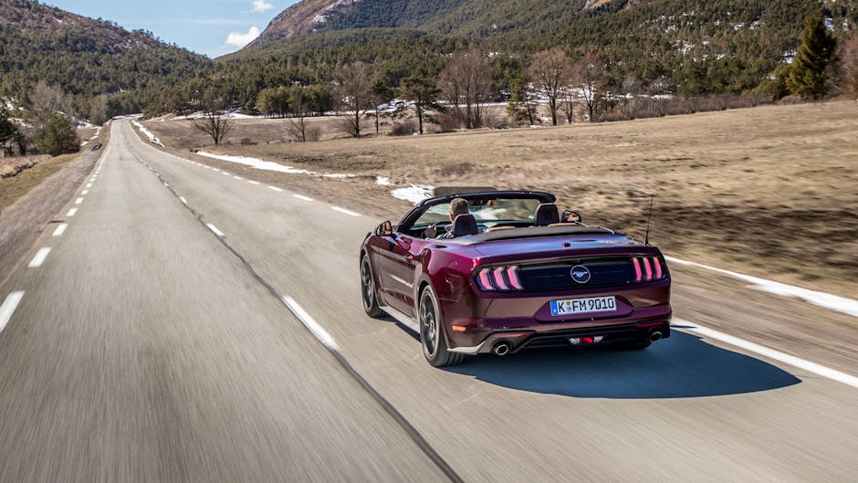 2018 Ford Mustang GT in Royal Crimson on Route Napoleon