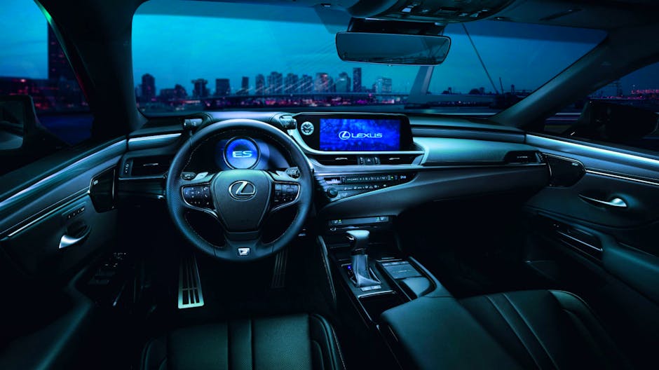 2019 Lexus ES interior with Apple CarPlay