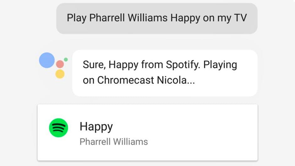 control chromecast with google assistant