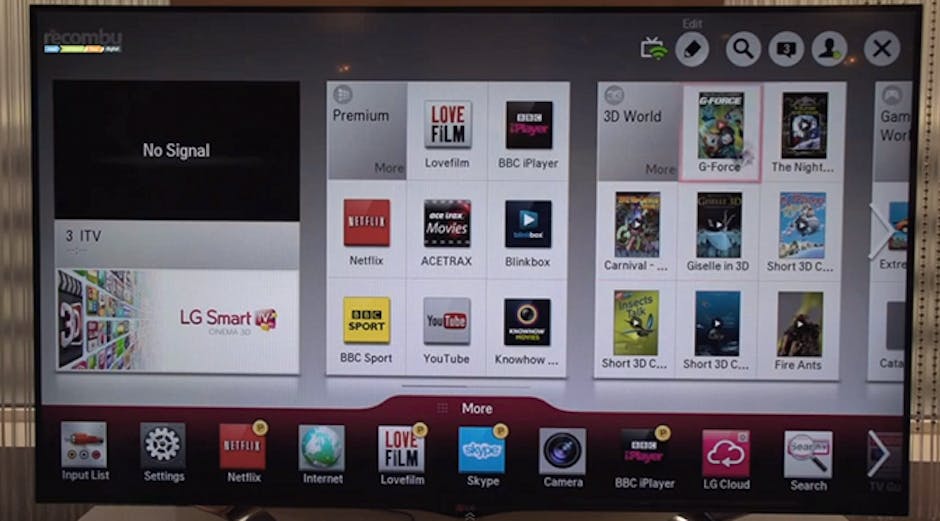 LG Smart TV 2013 hands on: Cards, iPlayer, Netflix, Lovefilm and 3D