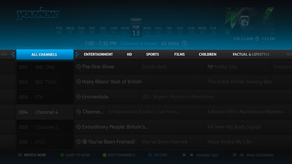bt youview mobile app