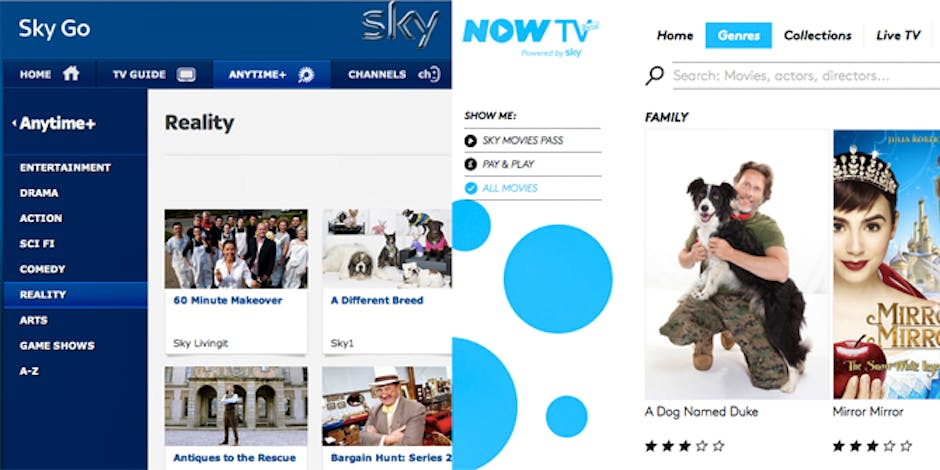 Sky Go vs Now TV: What’s the difference? | Recombu