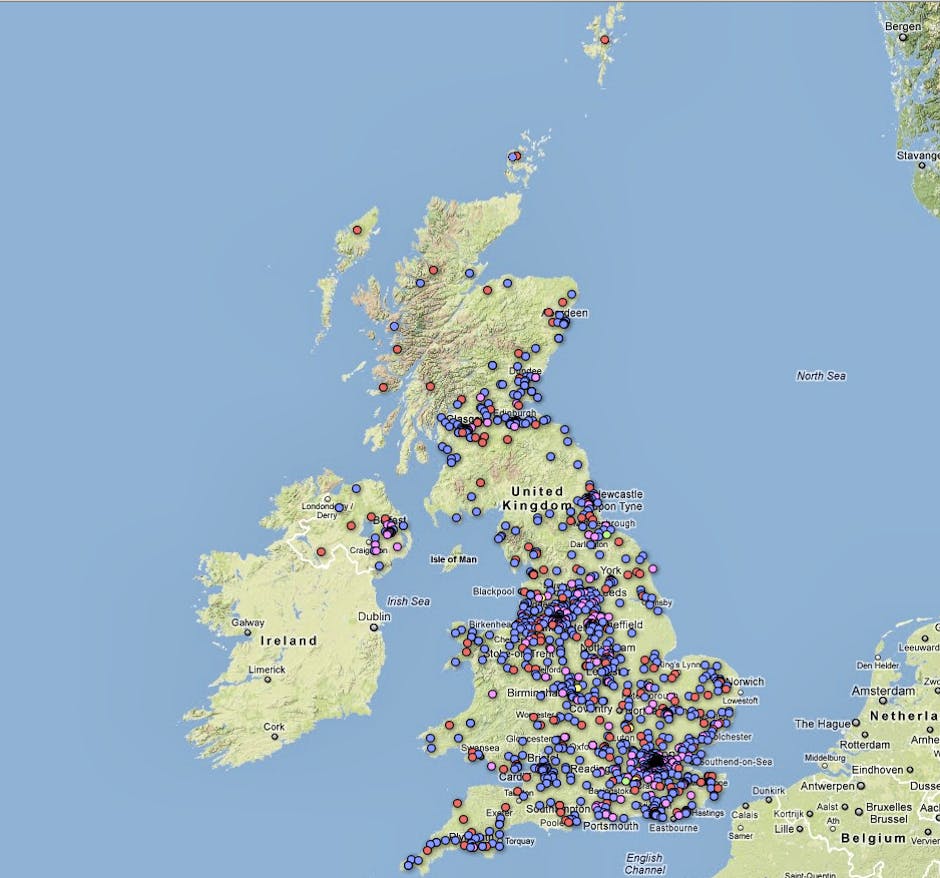 UK Broadband Speed Map: How fast are connections in your area? | Recombu