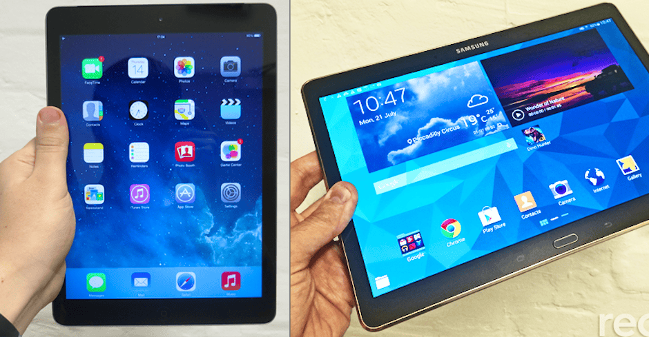 Apple iPad Air vs Samsung Galaxy Tab S: Which is best for me? | Recombu