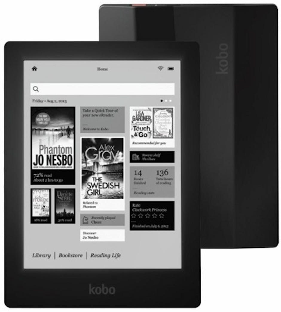 Kobo Aura HD ereader boasts a 6.8inch highresolution display