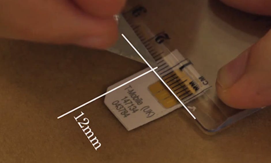 What is a SIM card How to cut your SIM into a microSIM