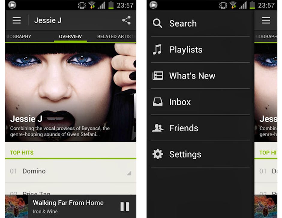 Spotify for Android redesigned with ICS support: preview available