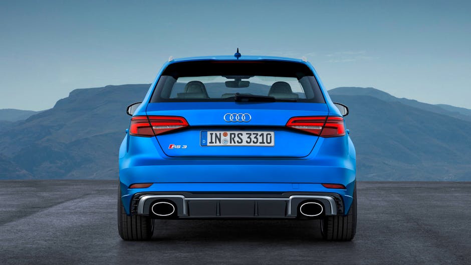 Audi RS 3 Sportback from the back