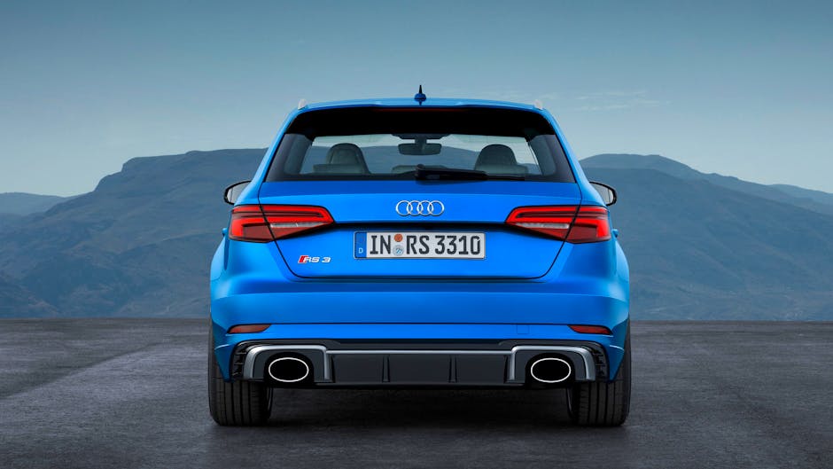 Audi RS 3 Sportback from the back