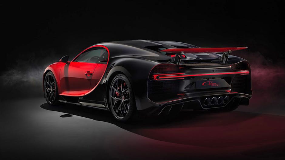 Bugatti Chiron Sport at the 2018 Geneva Motor Show (rear angle)