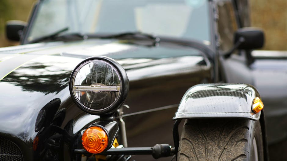 Caterham 310R review (front lights and bonnet)