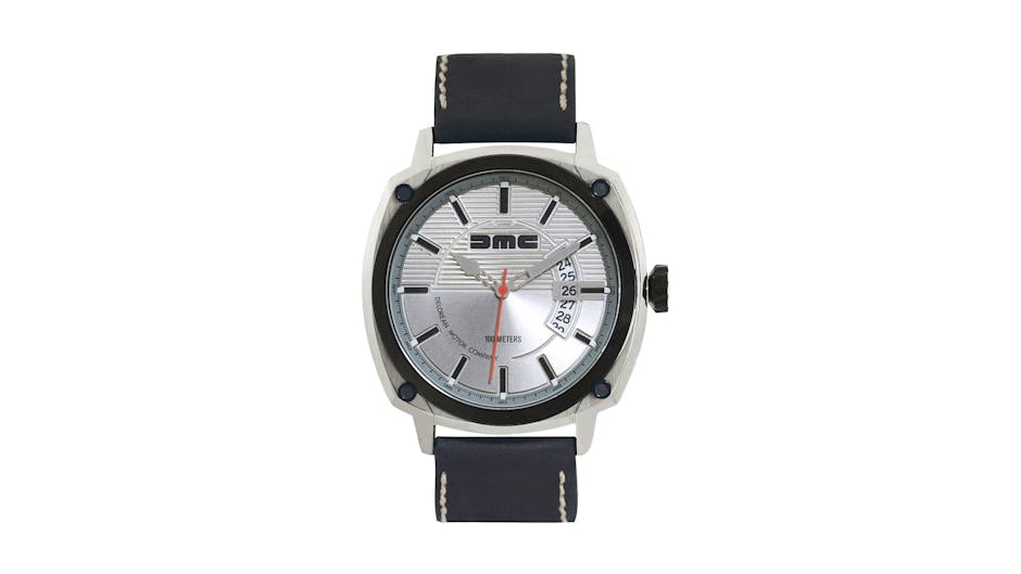 DeLorean watch from DMC in silver