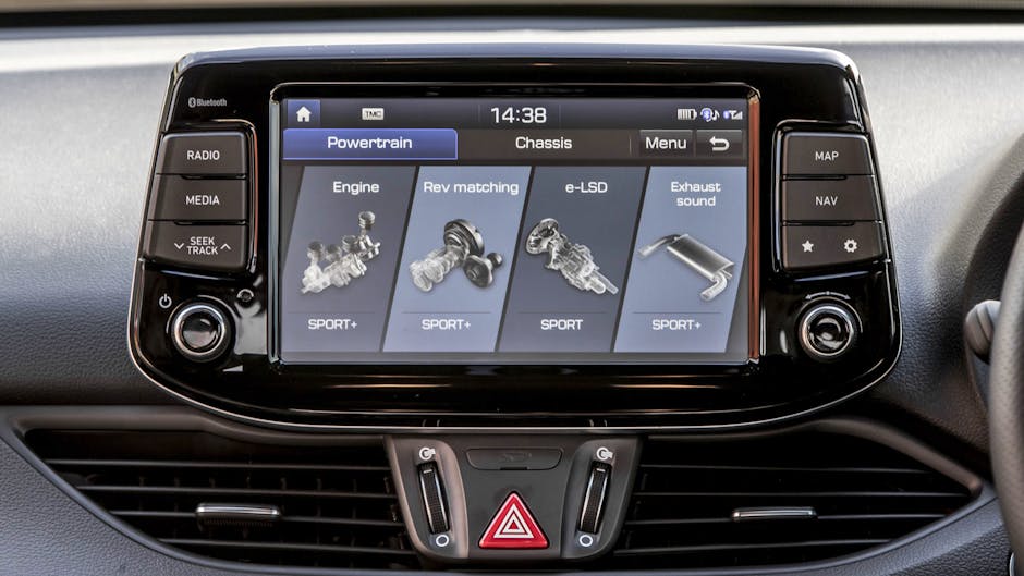Hyundai i30 N Performance custom menu settings