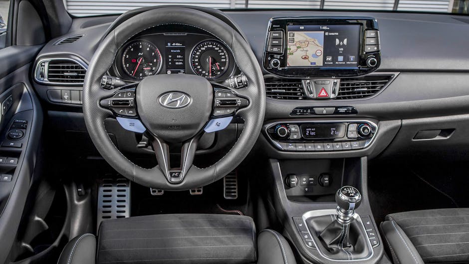 Hyundai i30 N Performance interior and infotainment