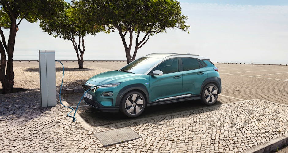 Hyundai Kona Electric charging station