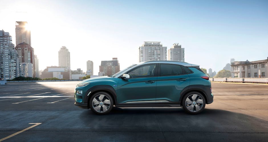 Hyundai Kona Electric side profile