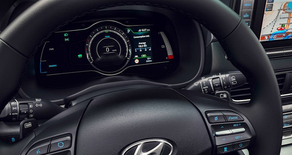 Hyundai Kona Electric dashboard