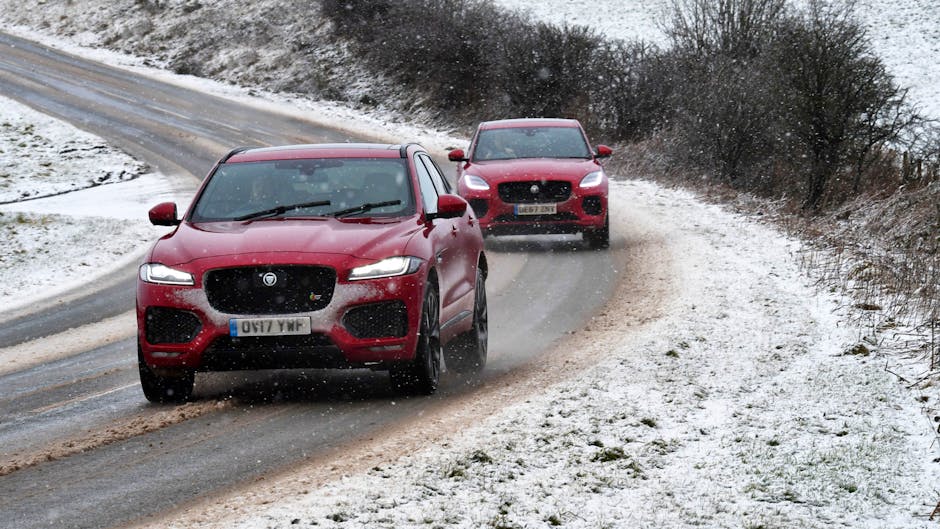 Red cats: F-Pace S vs E-Pace P300 in North Wales