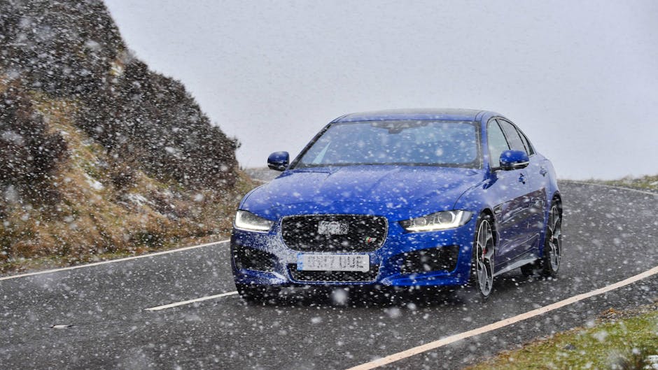 MY18 Jaguar XE S tackles the snow