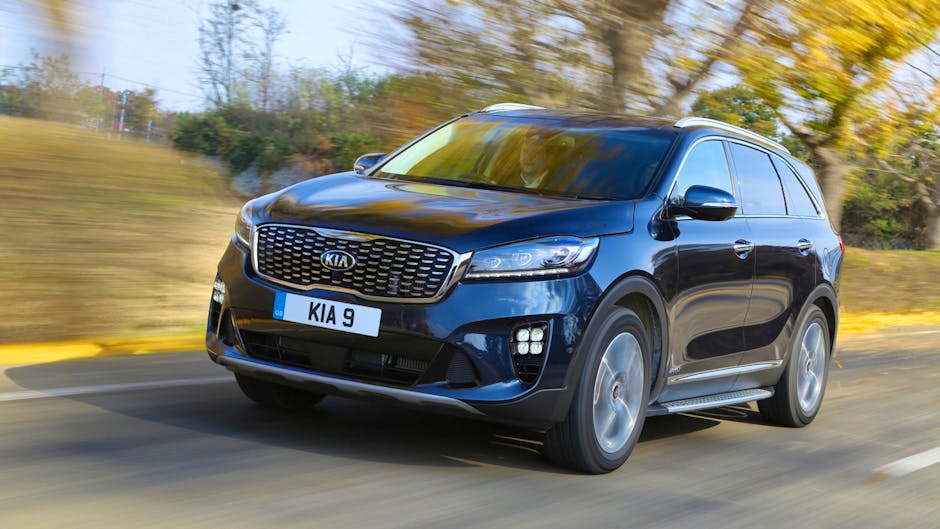 Kia Sorento GT-Line S on the road