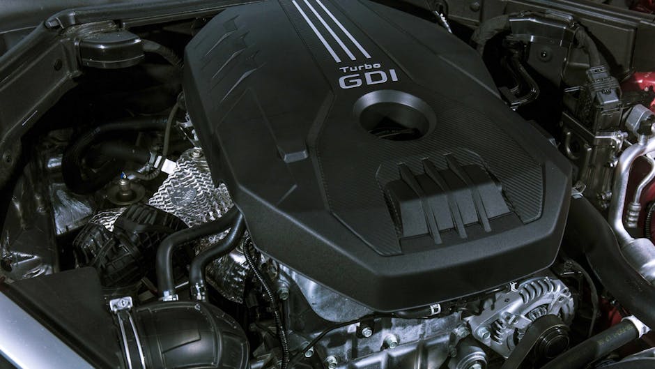 Kia Stinger T-GDi engine bay