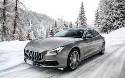 Maserati Quattroporte GTS 2018 in the Italian Alps