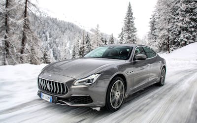 Maserati Quattroporte GTS 2018 in the Italian Alps