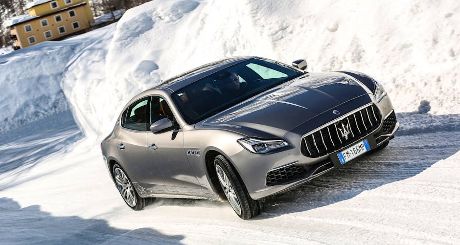 Maserati Quattroporte GTS 2018 drifting
