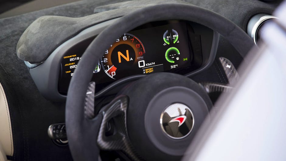 McLaren 570S steering wheel