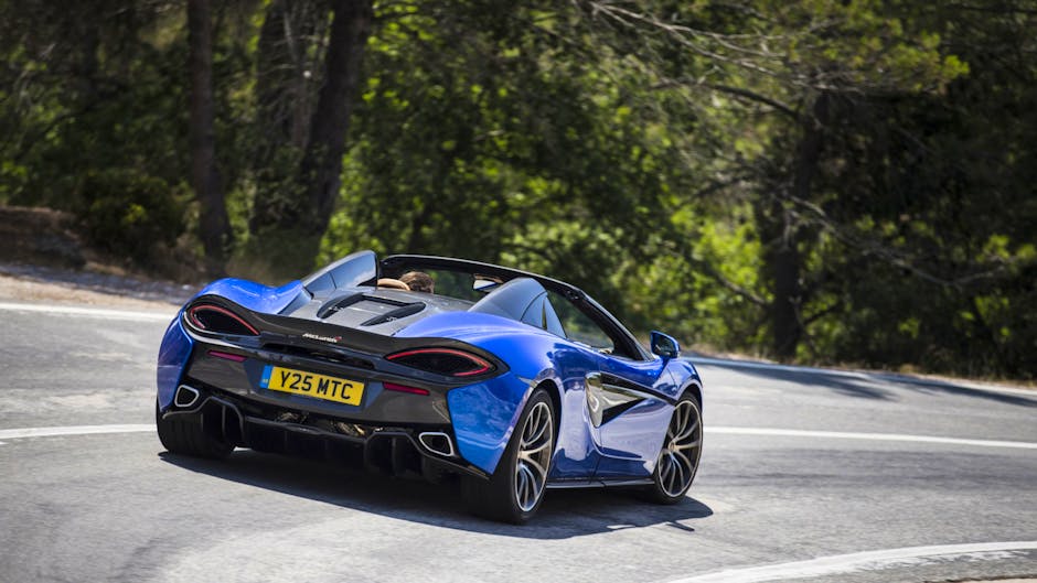 McLaren 570S rear view and rear lights