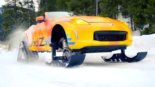 Nissan 370Z Snowmobile '370Zki'