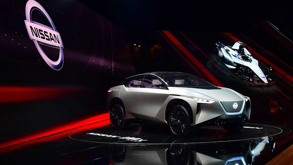 Nissan IMx Kuro concept at the 2018 Geneva Motor Show