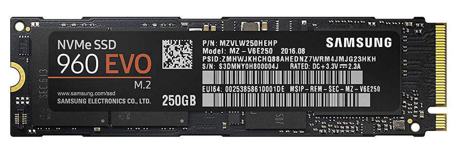 Samsung M2 960 Evo SSD solid state drive