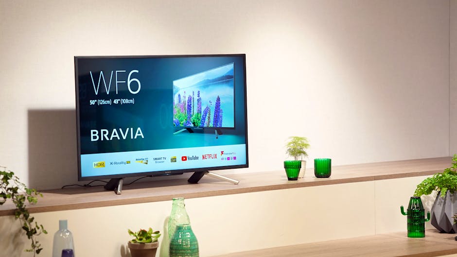 Sony Bravia WF66 HDR full HD TV at Sony HQ Weybridge