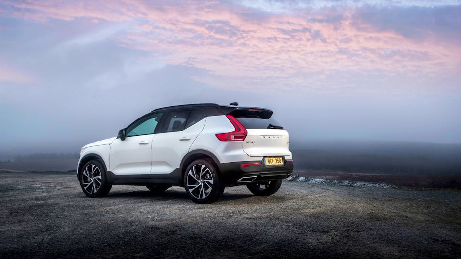 Volvo XC40 SUV from the rear